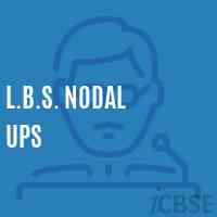 L.B.S. Nodal Ups Middle School Logo