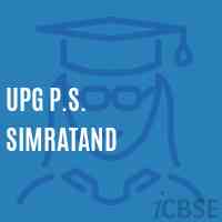Upg P.S. Simratand Primary School Logo