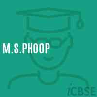 M.S.Phoop Middle School Logo