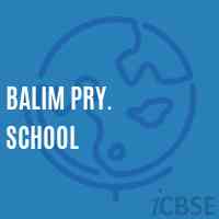 Balim Pry. School Logo