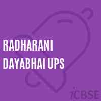 Radharani Dayabhai Ups Middle School Logo