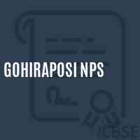 Gohiraposi Nps Primary School Logo
