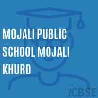 Mojali Public School Mojali Khurd Logo