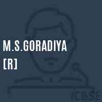 M.S.Goradiya [R] Middle School Logo