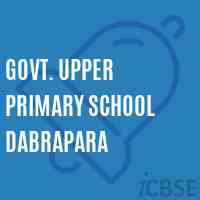 Govt. Upper Primary School Dabrapara Logo