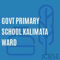 Govt Primary School Kalimata Ward Logo