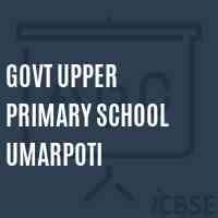 Govt Upper Primary School Umarpoti Logo