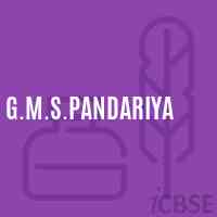 G.M.S.Pandariya Secondary School Logo