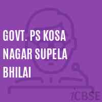 Govt. Ps Kosa Nagar Supela Bhilai Primary School Logo