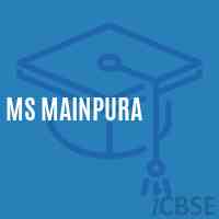 Ms Mainpura Middle School Logo