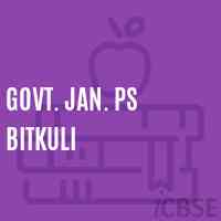 Govt. Jan. Ps Bitkuli Primary School Logo