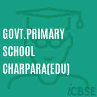 Govt.Primary School Charpara(Edu) Logo