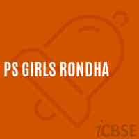 Ps Girls Rondha Primary School Logo
