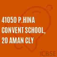 41050 P.Hina Convent School, 20 Aman Cly Logo