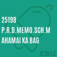 25198 P.R.D.Memo.Sch.Mahamai Ka Bag Middle School Logo