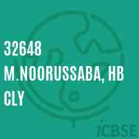 32648 M.Noorussaba, Hb Cly Middle School Logo