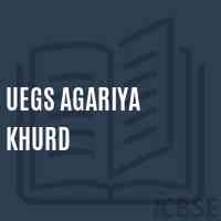 Uegs Agariya Khurd Primary School Logo