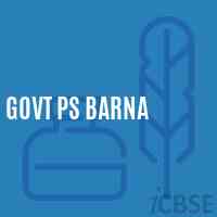 Govt Ps Barna Primary School Logo