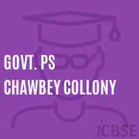 Govt. Ps Chawbey Collony Primary School Logo