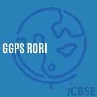 Ggps Rori Primary School Logo