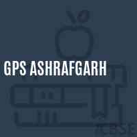 Gps Ashrafgarh Primary School Logo