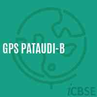 Gps Pataudi-B Primary School Logo