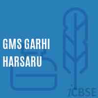 Gms Garhi Harsaru Middle School Logo