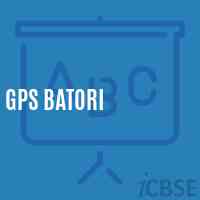 Gps Batori Primary School Logo