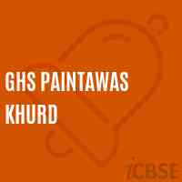 Ghs Paintawas Khurd Secondary School Logo