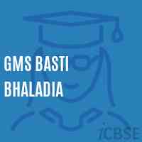 Gms Basti Bhaladia Middle School Logo