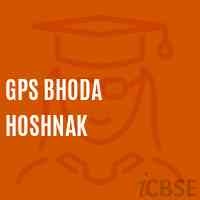 Gps Bhoda Hoshnak Primary School Logo