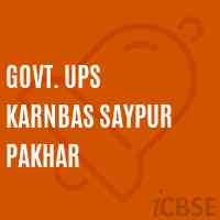 Govt. Ups Karnbas Saypur Pakhar Middle School Logo