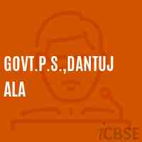 Govt.P.S.,Dantujala Primary School Logo