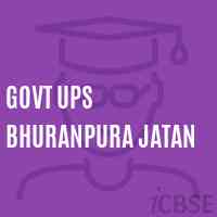 Govt Ups Bhuranpura Jatan Middle School Logo