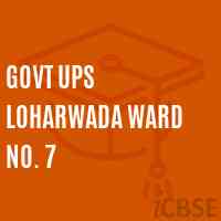 Govt Ups Loharwada Ward No. 7 Middle School Logo