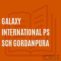 Galaxy International Ps Sch Gordanpura Primary School Logo