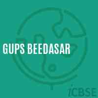 Gups Beedasar Middle School Logo