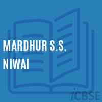 Mardhur S.S. Niwai Secondary School Logo