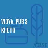 Vidya. Pub S Khetri Middle School Logo