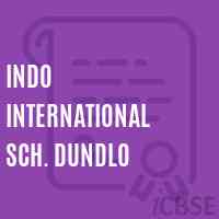 Indo International Sch. Dundlo Senior Secondary School Logo