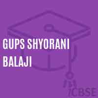 Gups Shyorani Balaji Middle School Logo