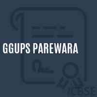 Ggups Parewara Middle School Logo