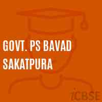 Govt. Ps Bavad Sakatpura Primary School Logo