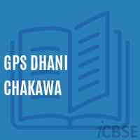 Gps Dhani Chakawa Middle School Logo