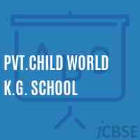 Pvt.Child World K.G. School Logo