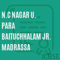 N.C Nagar U. Para Baituchhalam Jr. Madrassa Primary School Logo