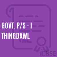 Govt. P/s - I Thingdawl Primary School Logo