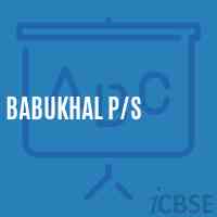 Babukhal P/s Primary School Logo
