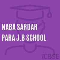 Naba Sardar Para J.B School Logo