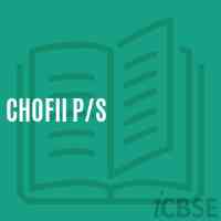 Chofii P/s Primary School Logo